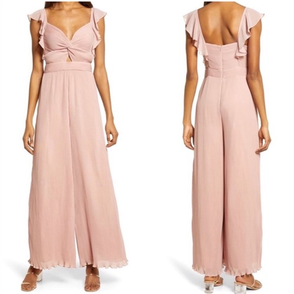 Pants - Dusty mauve elegant but fun jumpsuit